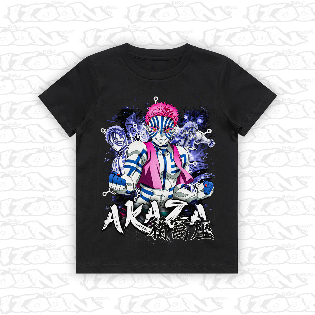 Akaza kids black tee mockup