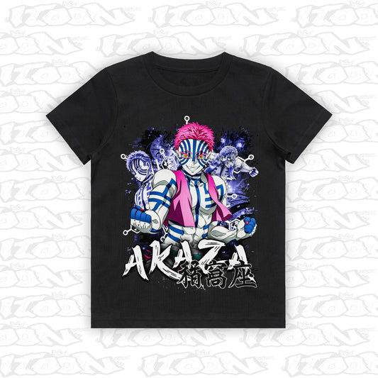 Akaza kids black tee mockup