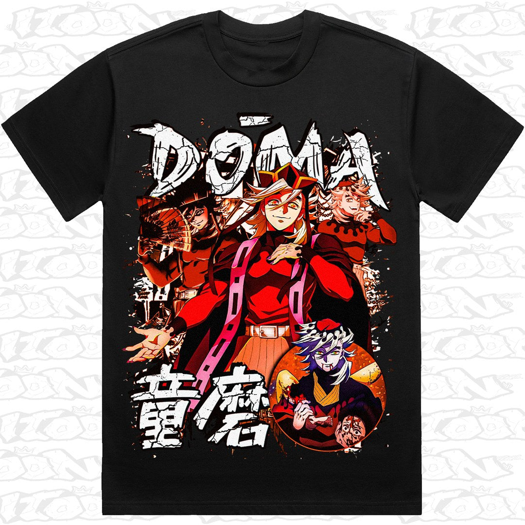 Doma on a black AS Colour Heavy tee - Single front print.
