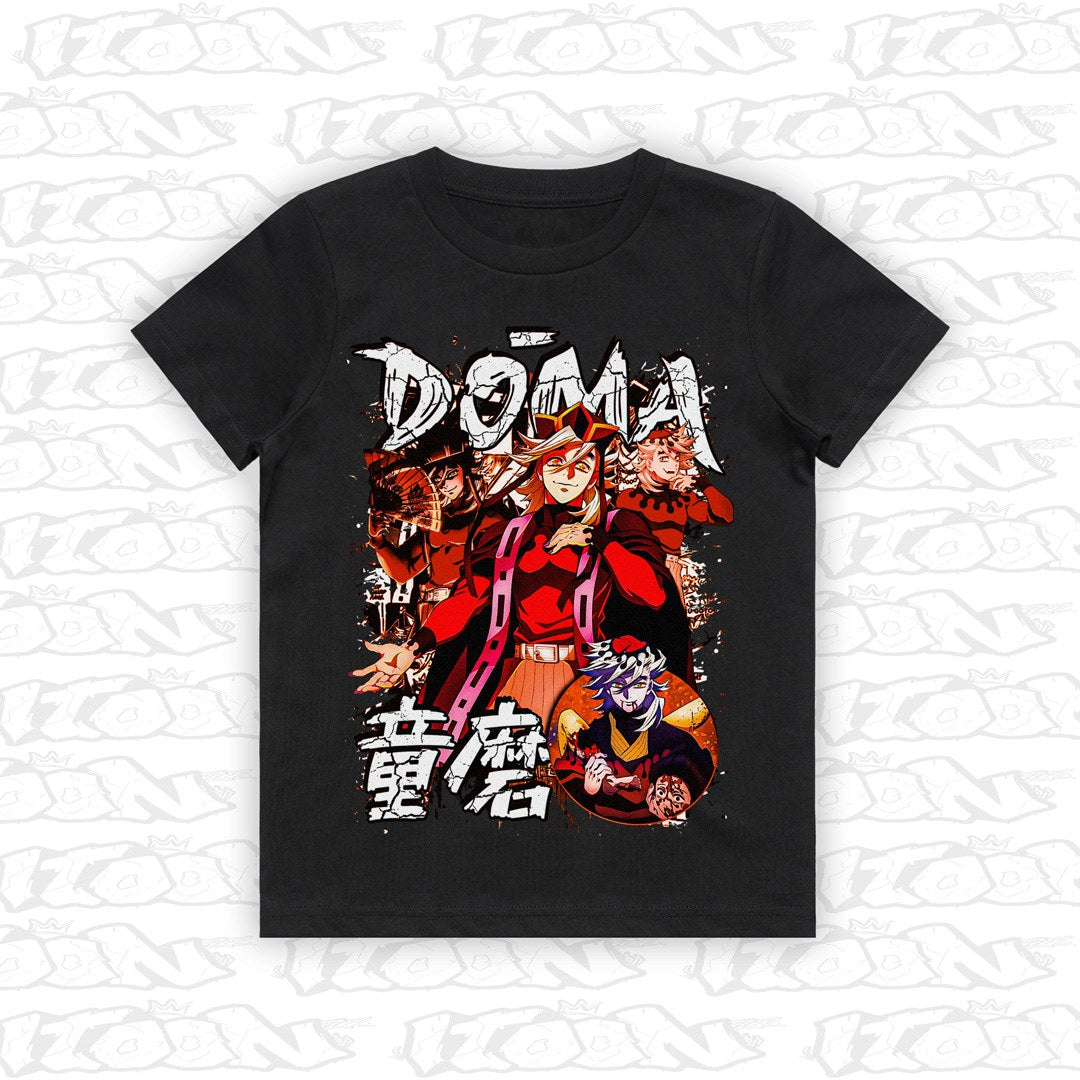 Doma kids black tee mockup