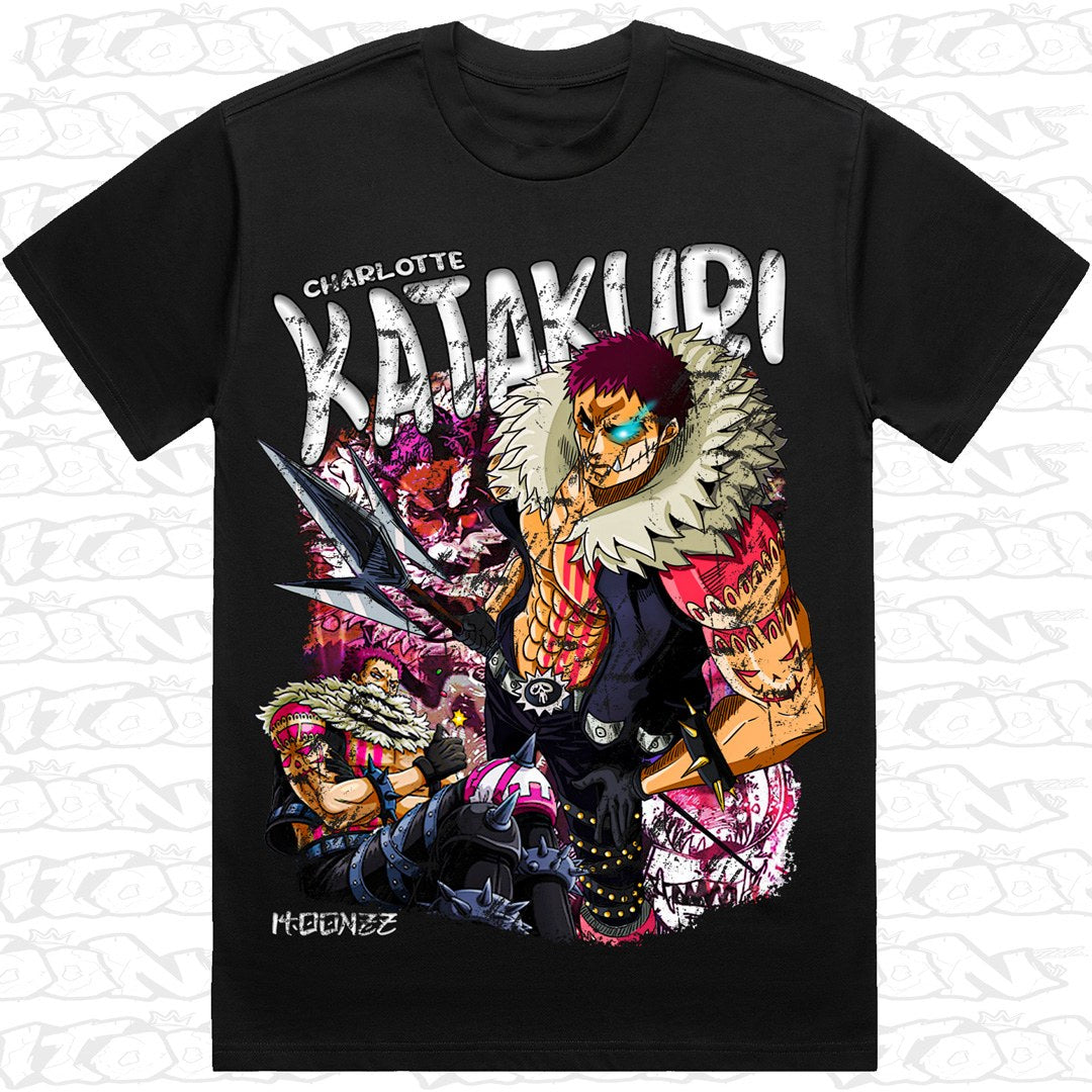 Katakuri on a black AS Colour Heavy tee - Single front print.