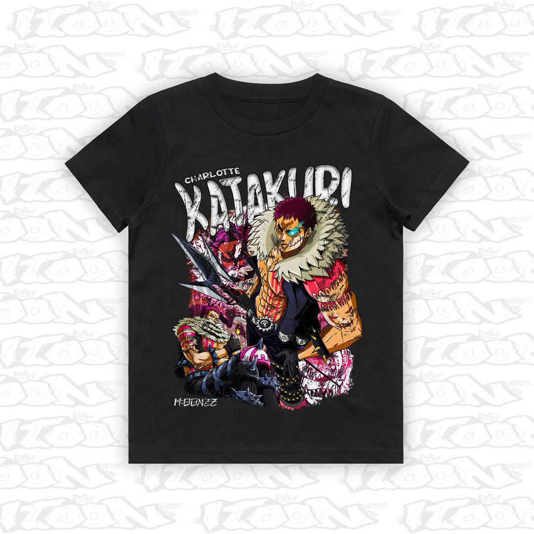 Katakuri kids black tee mockup