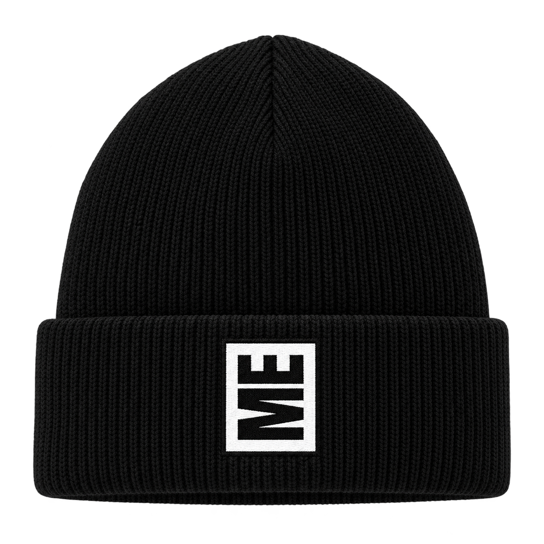 Mental Edge Ribbed Beanie - Black