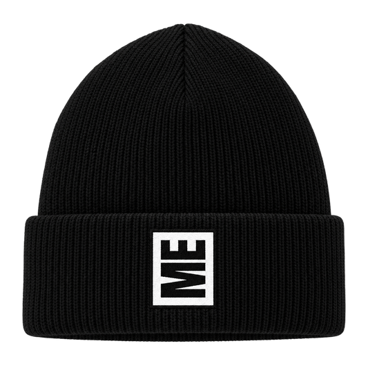 Mental Edge Ribbed Beanie - Black