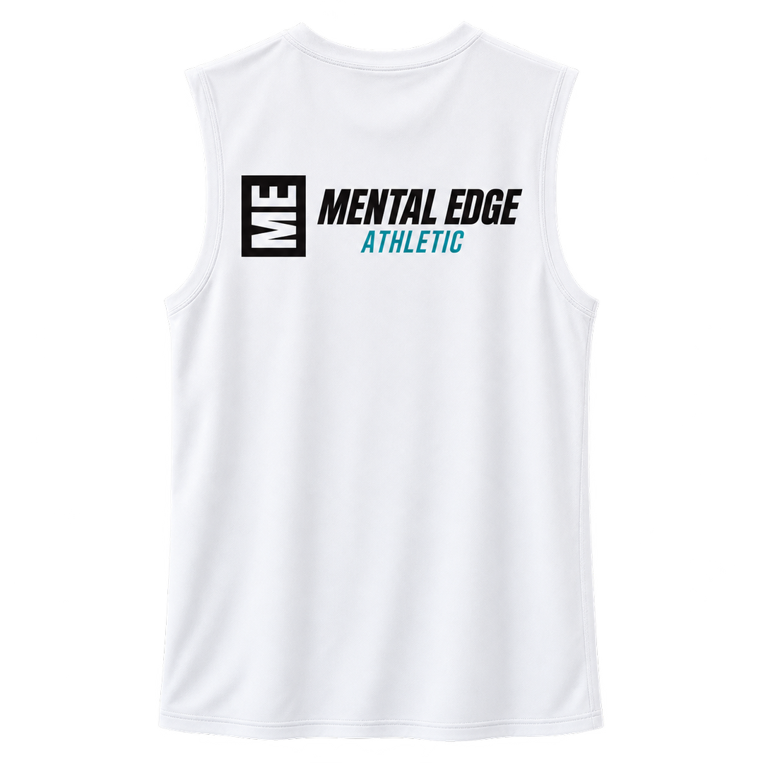 Mental Edge Singlet - White - Back